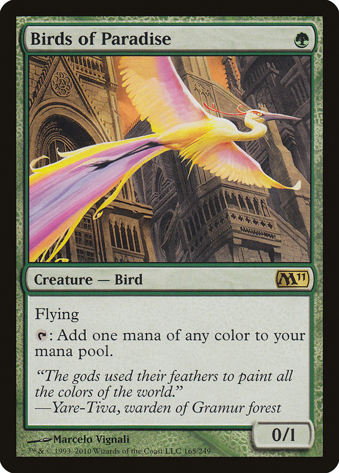Birds of Paradise - [Foil] Magic 2011 (M11)