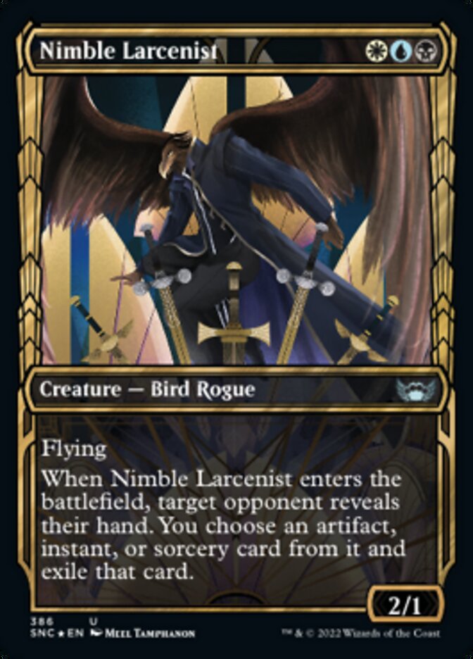 Nimble Larcenist - [Gilded Foil, Showcase] Streets of New Capenna (SNC)