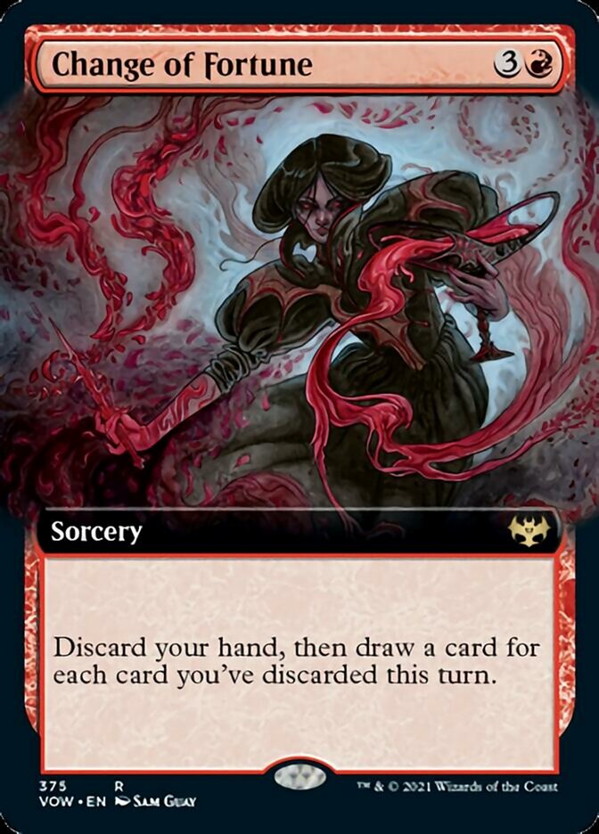 Change of Fortune - [Extended Art] Innistrad: Crimson Vow (VOW)