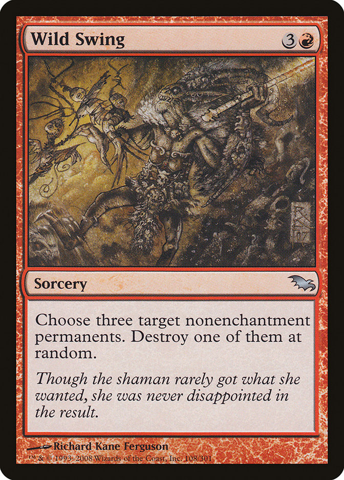 Wild Swing - [Foil] Shadowmoor (SHM)