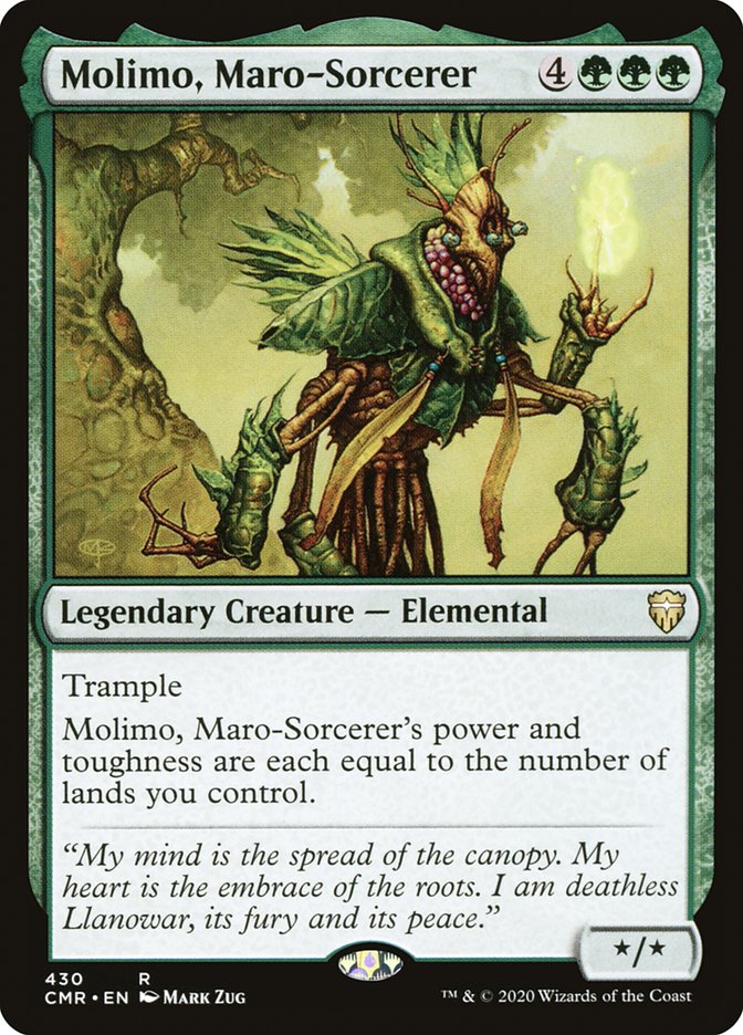 Molimo, Maro-Sorcerer - [Foil] Commander Legends (CMR)