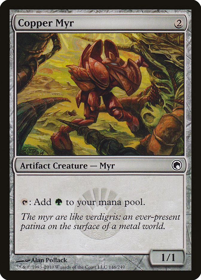 Copper Myr - [Foil] Scars of Mirrodin (SOM)