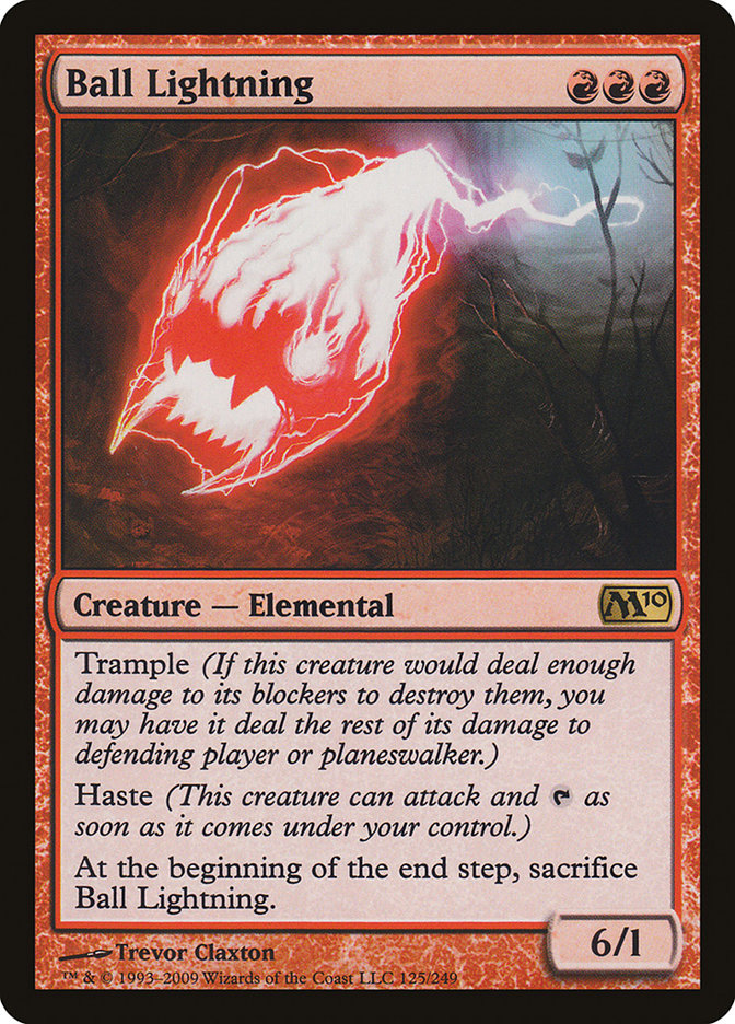 Ball Lightning - [Foil] Magic 2010 (M10)