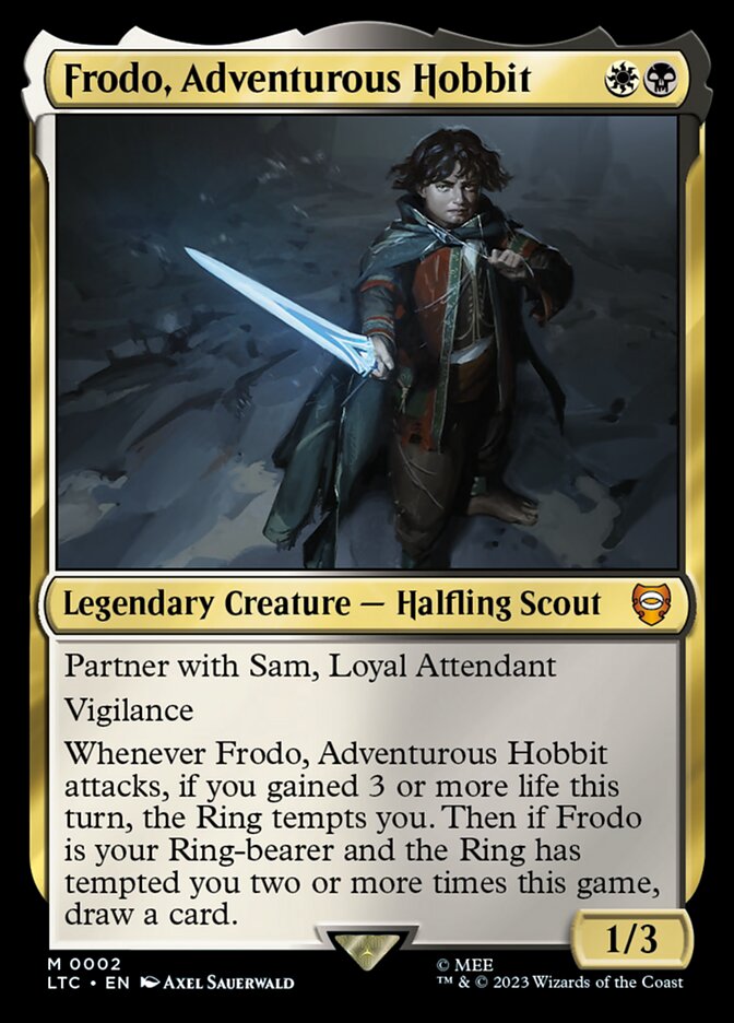 Frodo, Adventurous Hobbit - [Foil] Tales of Middle-earth Commander (LTC)