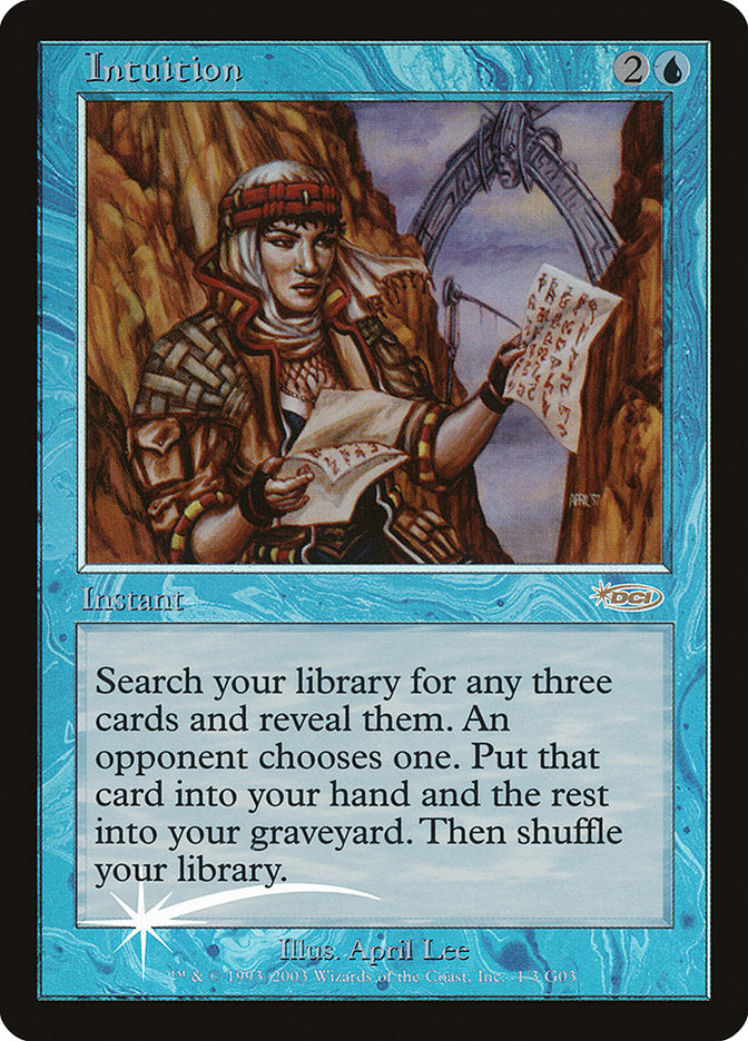 Intuition - [Foil, Retro Frame] Judge Gift Cards 2003 (G03)