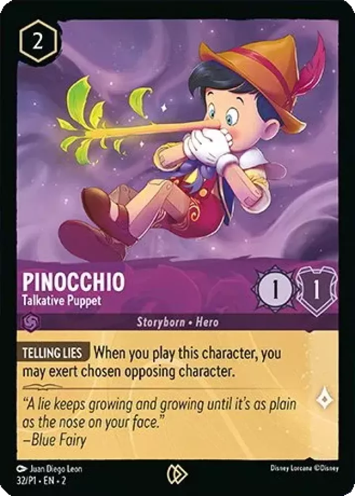 Pinocchio - Talkative Puppet - [Foil, Convention] Promo (P1)