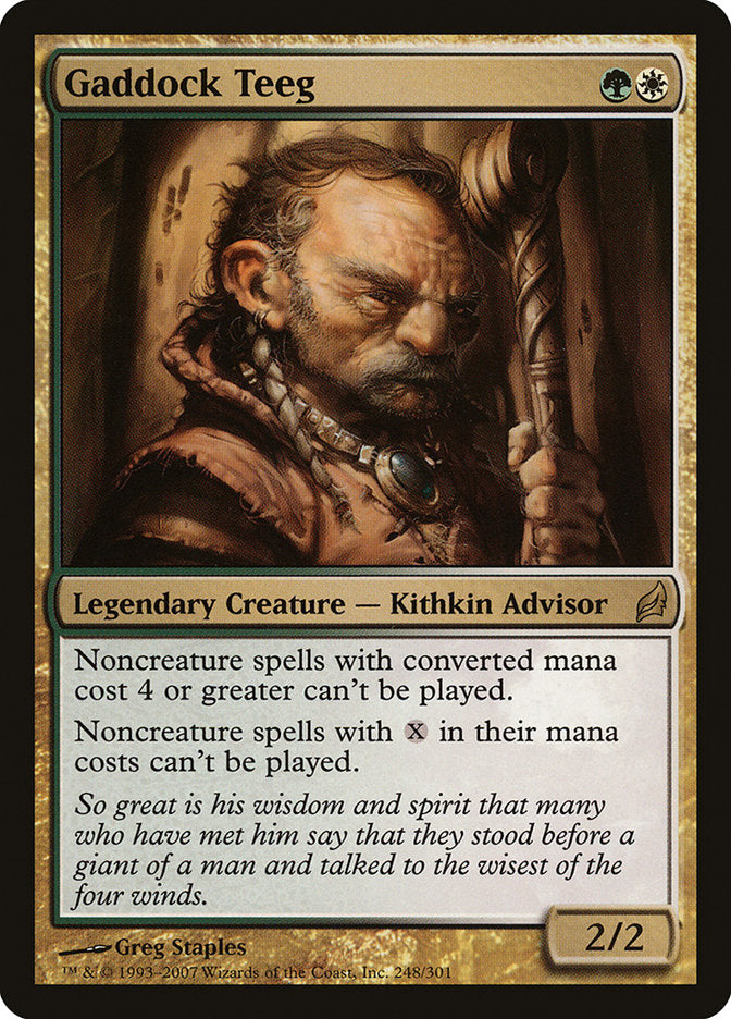 Gaddock Teeg - [Foil] Lorwyn (LRW)