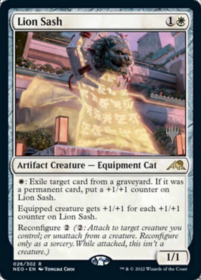 Lion Sash - [Promo] Kamigawa: Neon Dynasty Promos (PNEO)