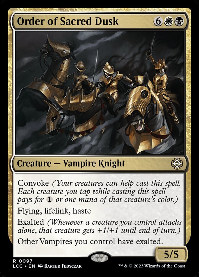 Order of Sacred Dusk - Lost Caverns of Ixalan Commander (LCC)
