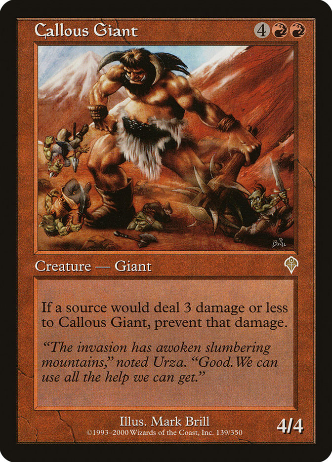 Callous Giant - [Foil, Retro Frame] Invasion (INV)