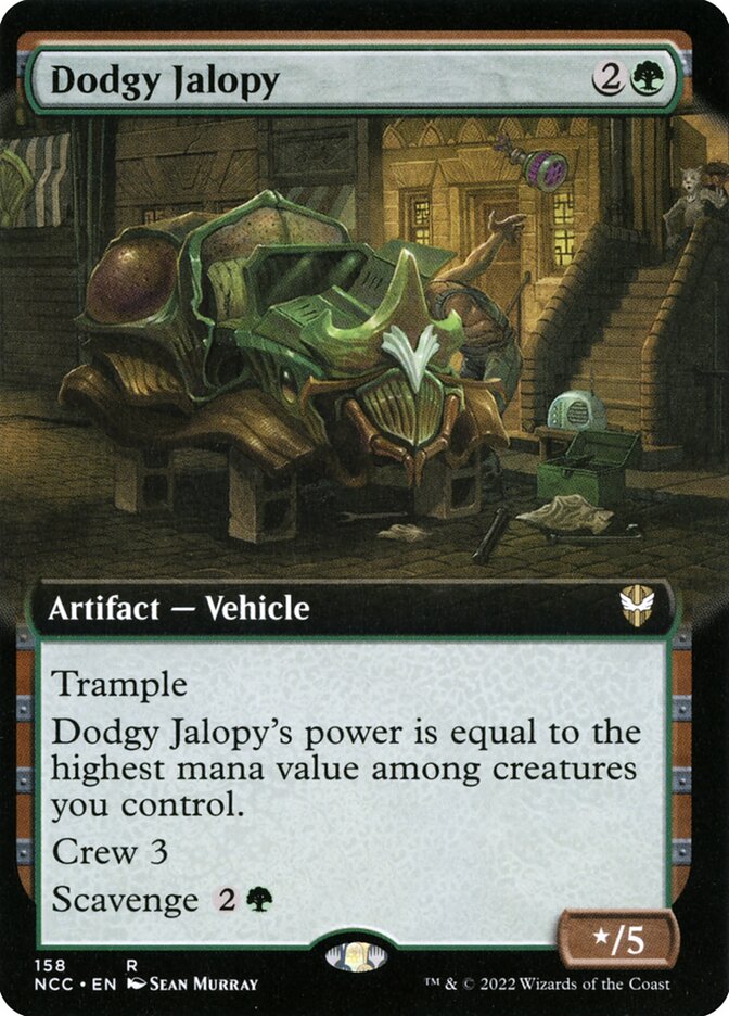 Dodgy Jalopy - [Foil, Extended Art] New Capenna Commander (NCC)