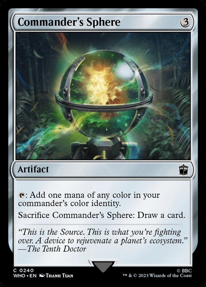 Commander's Sphere - [Foil] Doctor Who (WHO)