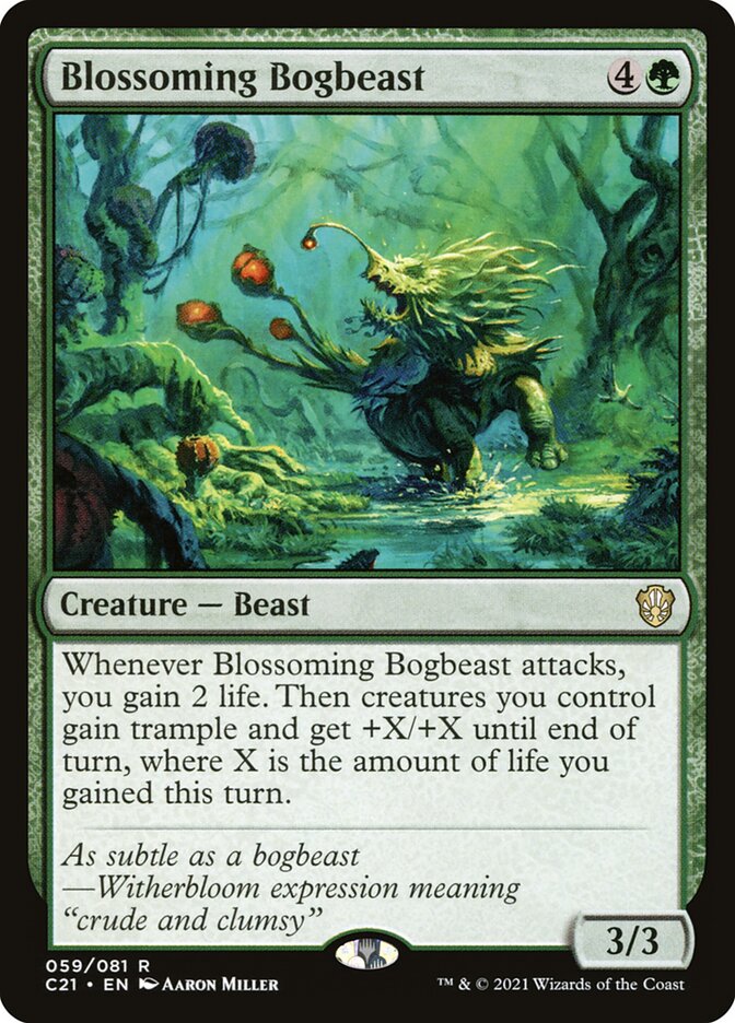 Blossoming Bogbeast - Commander 2021 (C21)