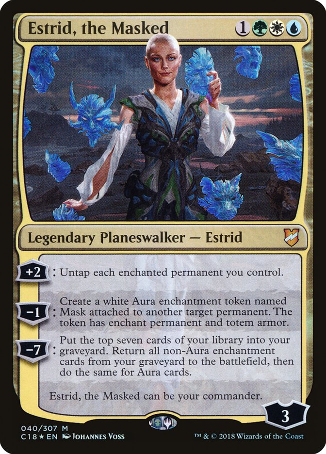 Estrid, the Masked - [Foil] Commander 2018 (C18)