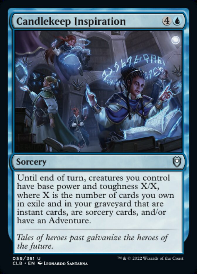 Candlekeep Inspiration - [Foil] Commander Legends: Battle for Baldur's Gate (CLB)