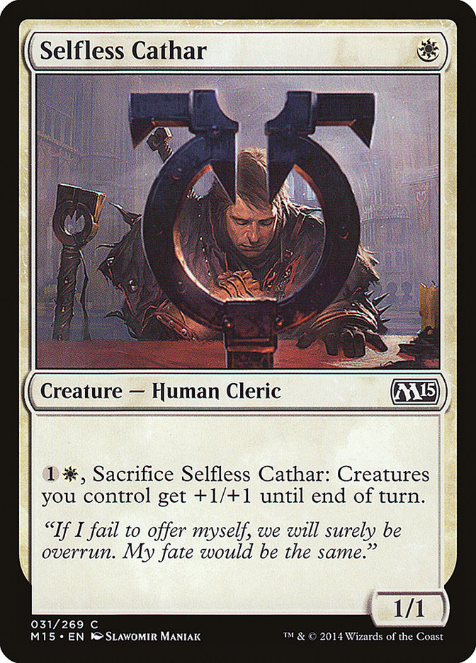 Selfless Cathar - [Foil] Magic 2015 (M15)