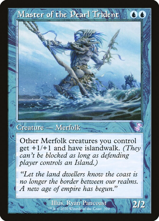 Master of the Pearl Trident - [Foil, Retro Frame] Time Spiral Remastered (TSR)