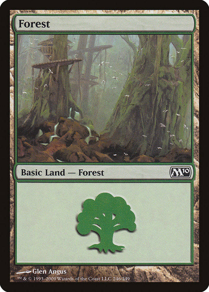Forest (246) - [Foil] Magic 2010 (M10)