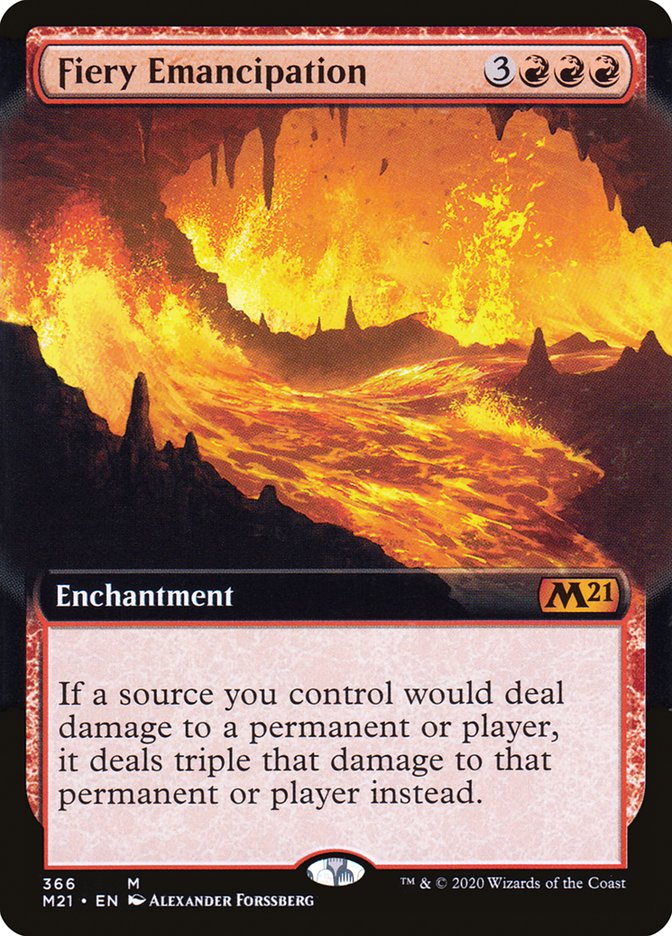 Fiery Emancipation - [Extended Art] Core Set 2021 (M21)