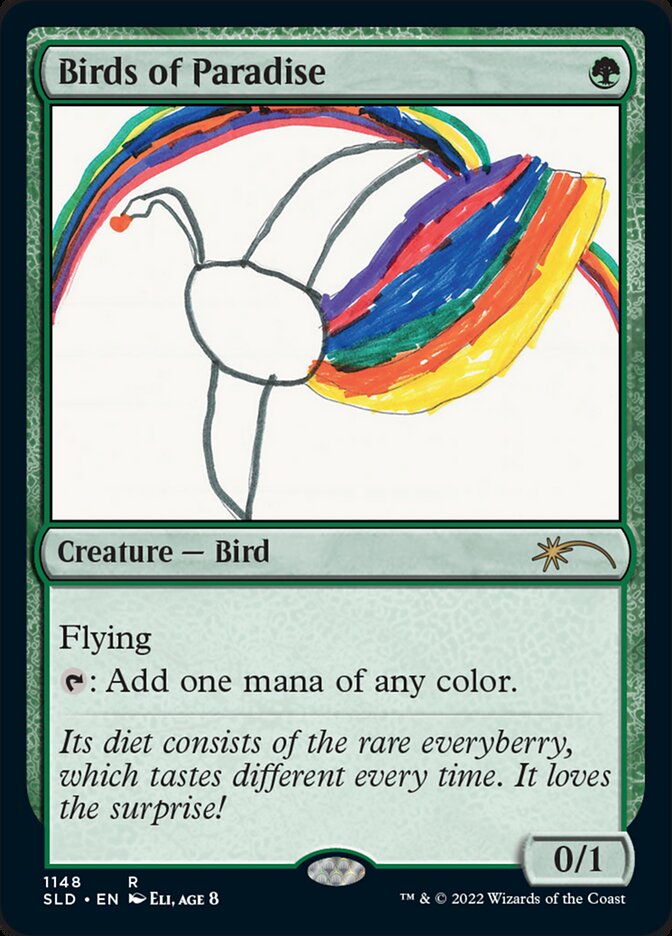 Birds of Paradise (1148) - [Foil] Secret Lair Drop (SLD)