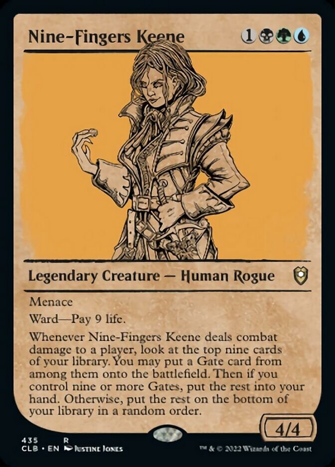 Nine-Fingers Keene - [Showcase] Commander Legends: Battle for Baldur's Gate (CLB)