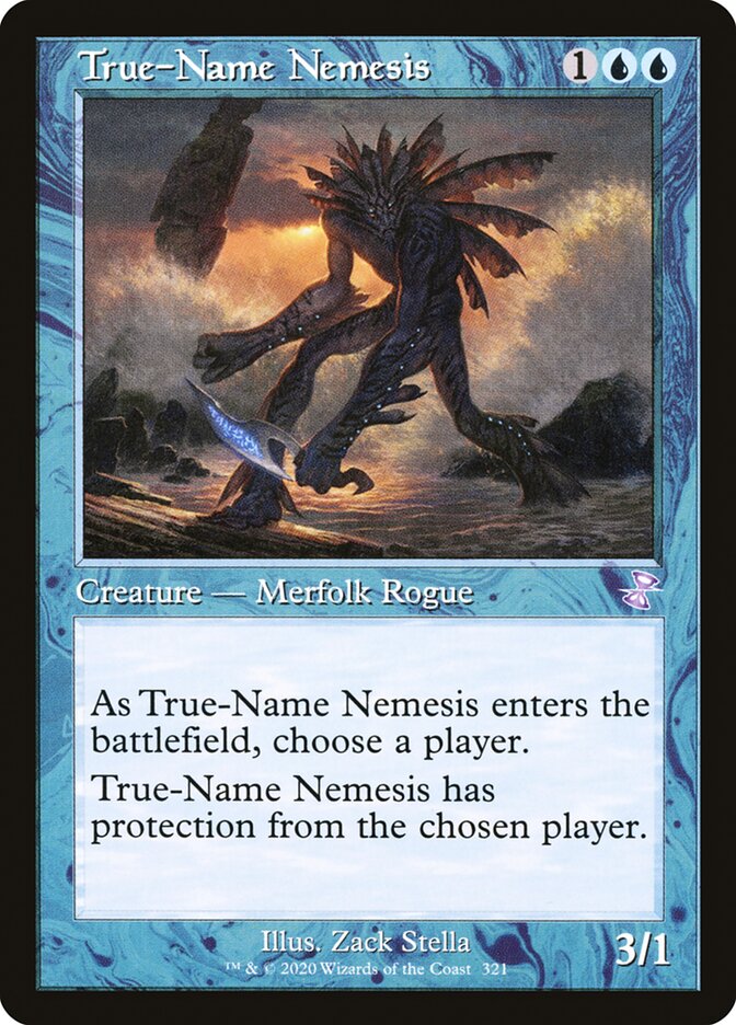 True-Name Nemesis - [Foil, Retro Frame] Time Spiral Remastered (TSR)