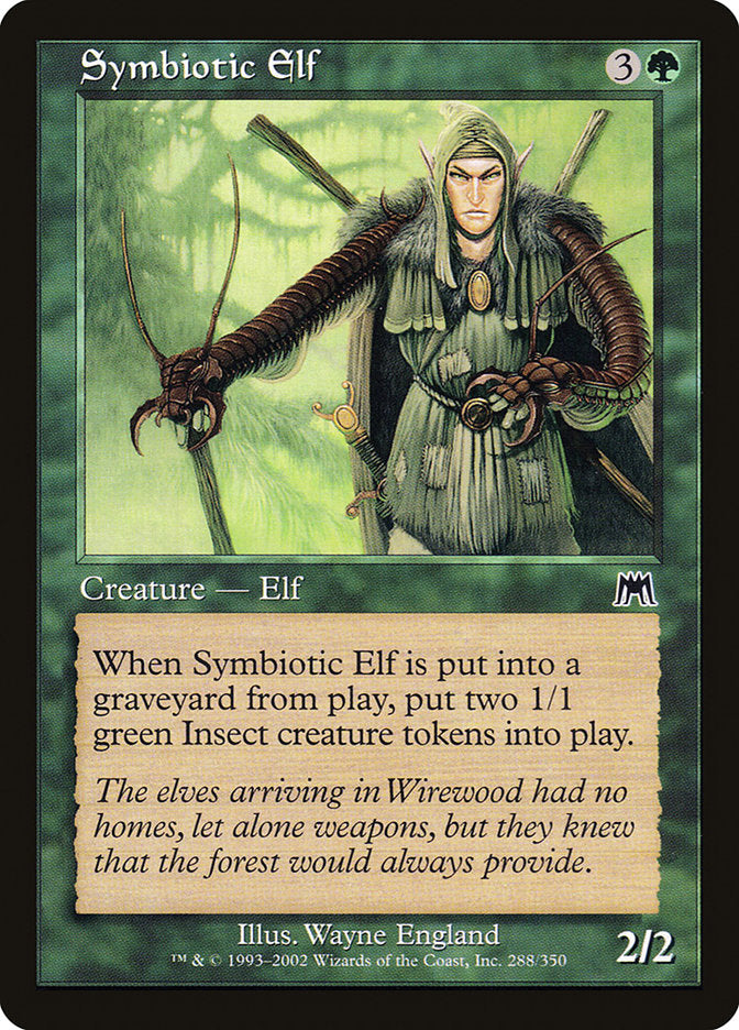 Symbiotic Elf - [Foil, Retro Frame] Onslaught (ONS)
