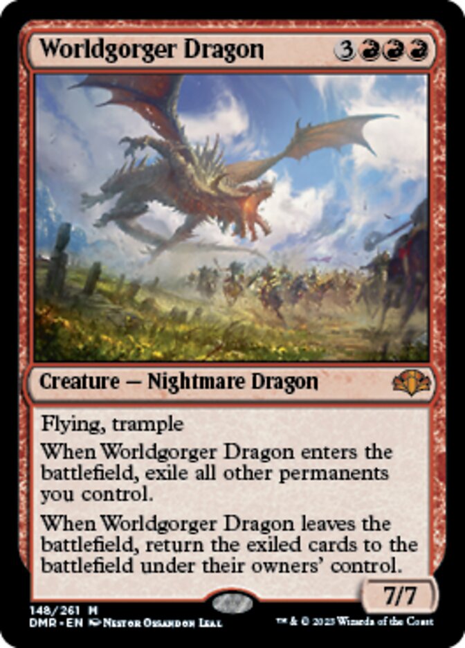 Worldgorger Dragon - Dominaria Remastered (DMR)