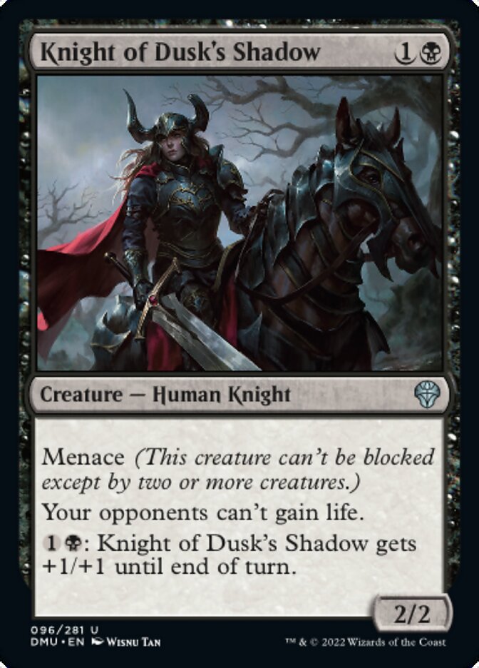 Knight of Dusk's Shadow - [Foil] Dominaria United (DMU)