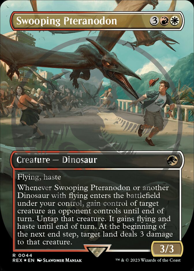 Swooping Pteranodon - [Foil, Emblem] Jurassic World Collection (REX)