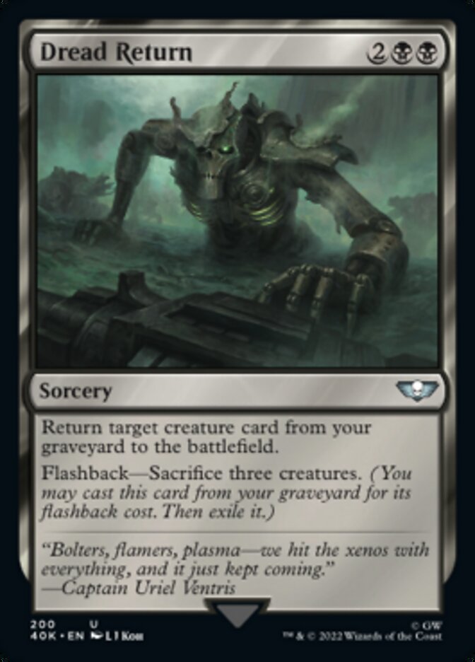 Dread Return - [Surge Foil] Warhammer 40,000 Commander (40K)