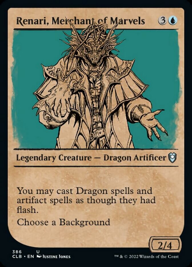 Renari, Merchant of Marvels - [Foil, Showcase] Commander Legends: Battle for Baldur's Gate (CLB)