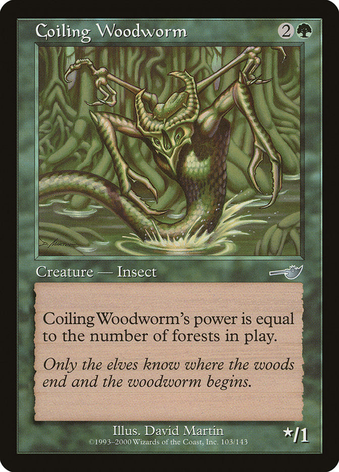 Coiling Woodworm - [Foil] Nemesis (NEM)