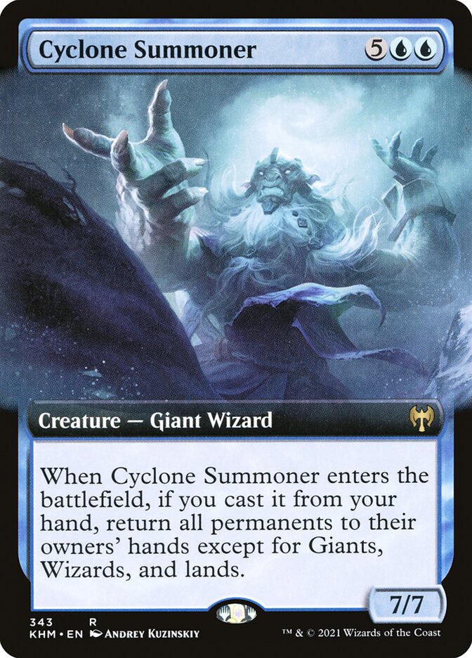 Cyclone Summoner - [Extended Art] Kaldheim (KHM)