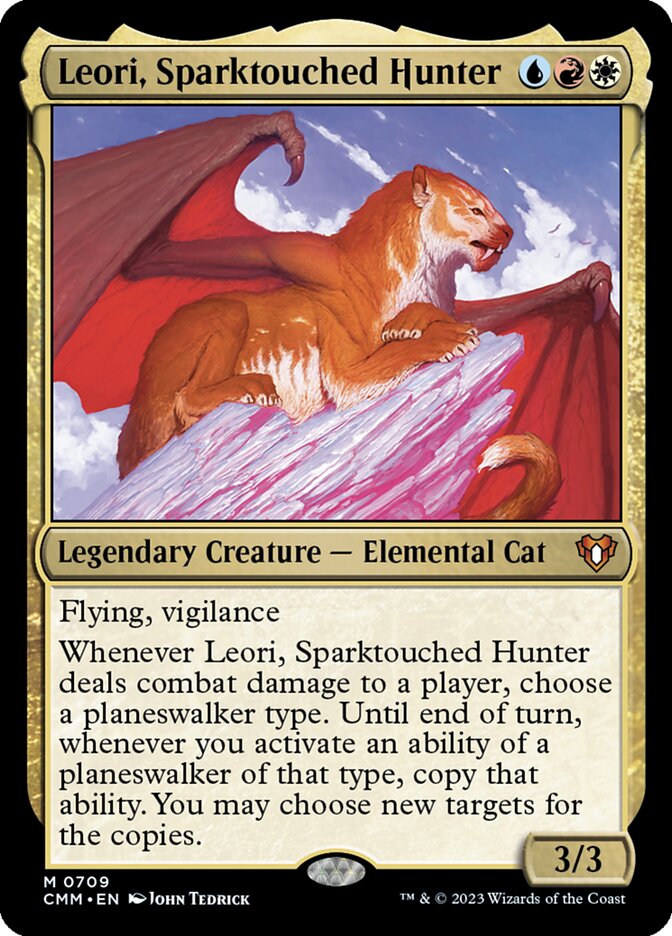 Leori, Sparktouched Hunter - [Foil] Commander Masters (CMM)
