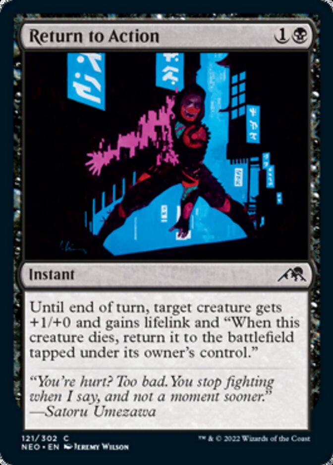 Return to Action - [Foil] Kamigawa: Neon Dynasty (NEO)