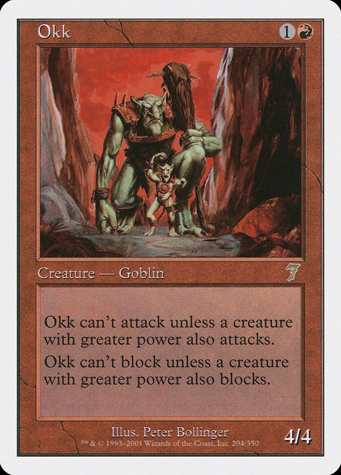 Okk - [Foil] Seventh Edition (7ED)