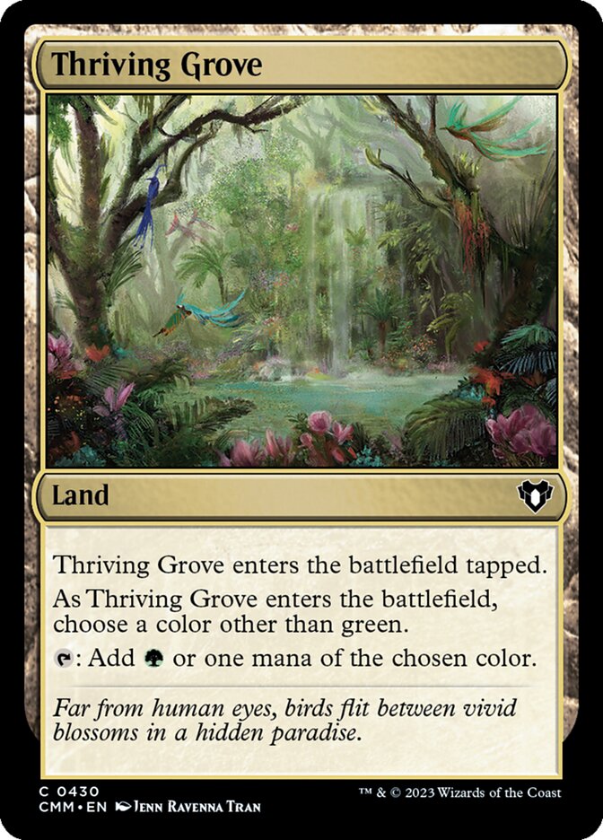 Thriving Grove - [Foil] Commander Masters (CMM)