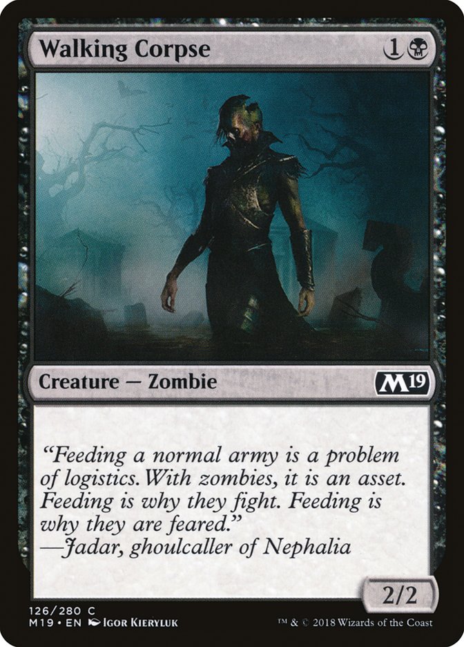 Walking Corpse - [Foil] Core Set 2019 (M19)