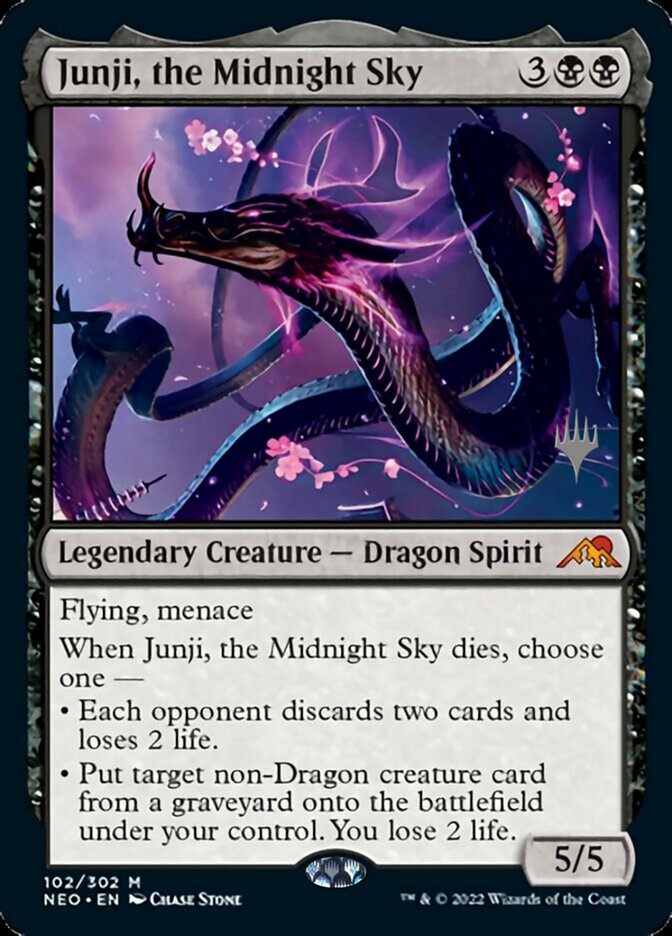 Junji, the Midnight Sky - [Promo] Kamigawa: Neon Dynasty Promos (PNEO)