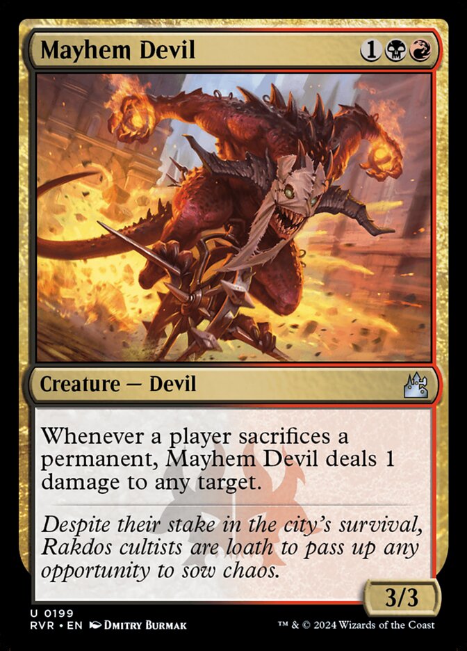 Mayhem Devil - [Foil] Ravnica Remastered (RVR)