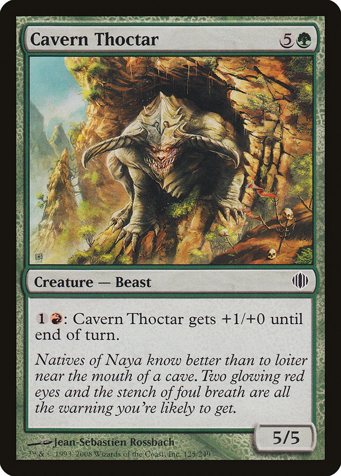 Cavern Thoctar - [Foil] Shards of Alara (ALA)