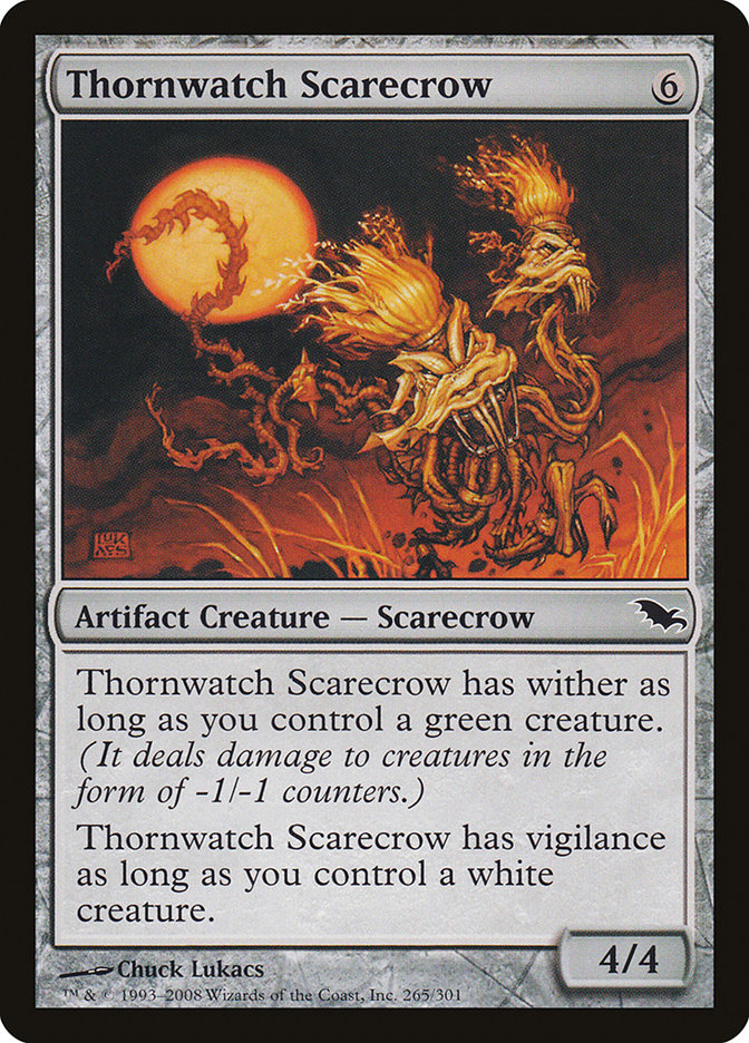 Thornwatch Scarecrow - [Foil] Shadowmoor (SHM)