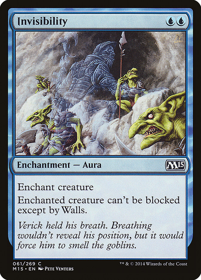 Invisibility - [Foil] Magic 2015 (M15)