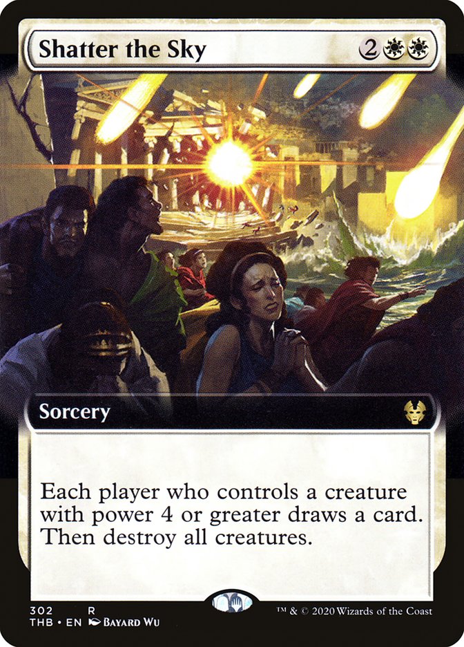 Shatter the Sky - [Foil, Extended Art] Theros Beyond Death (THB)