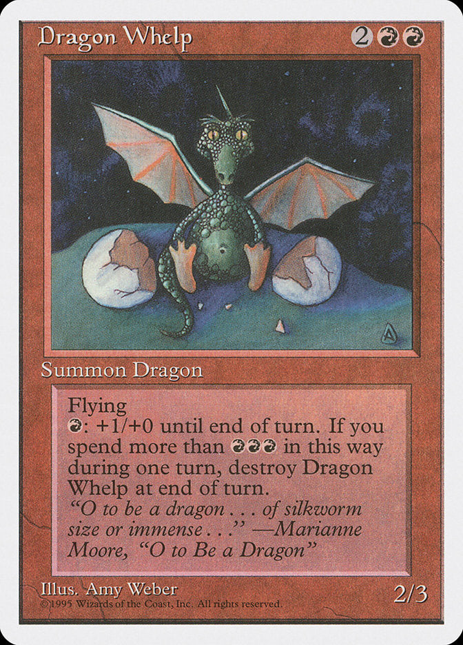 Dragon Whelp - Fourth Edition (4ED)