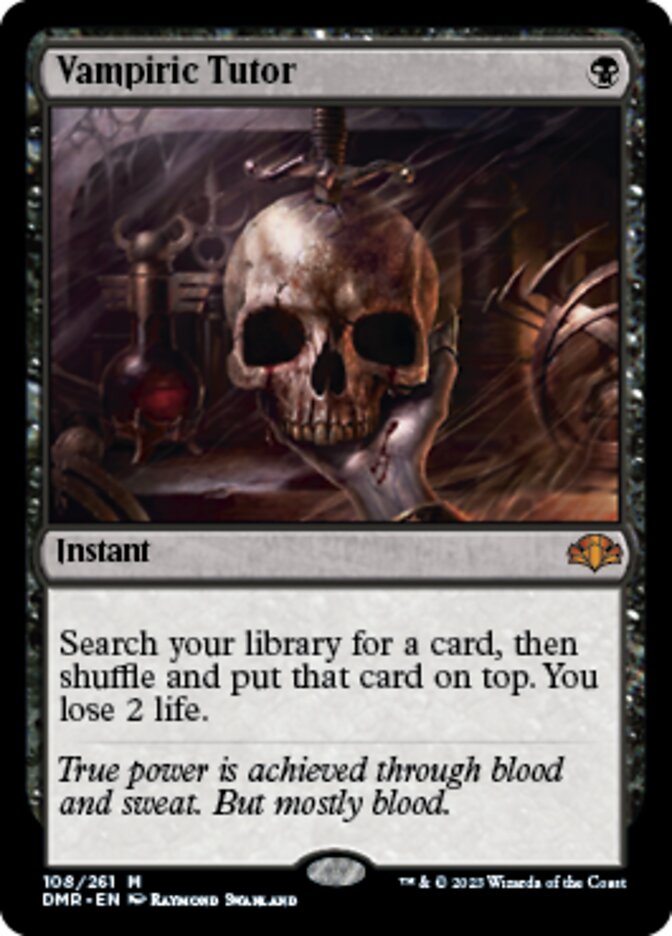 Vampiric Tutor - [Foil] Dominaria Remastered (DMR)