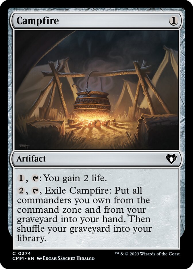 Campfire - [Foil] Commander Masters (CMM)