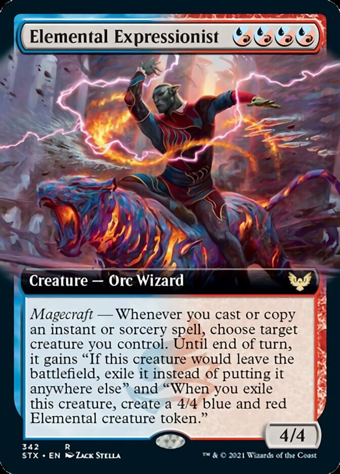Elemental Expressionist - [Foil, Extended Art] Strixhaven: School of Mages (STX)