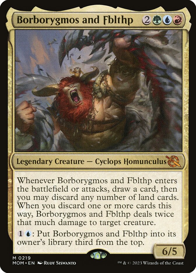 Borborygmos and Fblthp - [Foil] March of the Machine (MOM)